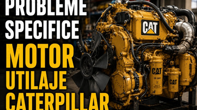 Piese motor Caterpillar – ce se strică cel mai des și cum recunoști problemele