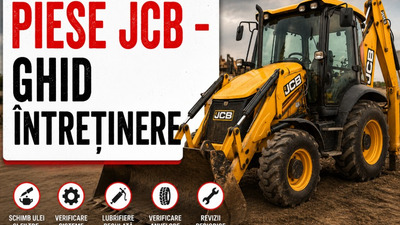 Piese JCB – ghid complet pentru întreținerea utilajului