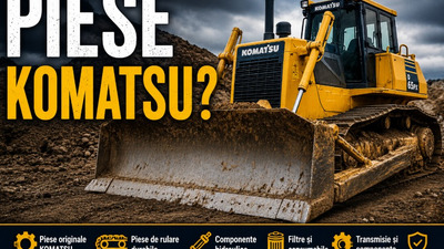 Piese Komatsu – ghid complet pentru alegere și întreținere
