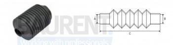 Capac protectie de praf cu cleme 45x70x185 €“ 205 €“ 230 mm rampa hidraulica ZEPRO MAMMUT LIFT