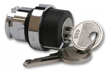 Contact cu cheie 3 pozitii cu revenire si extractie cheie pe centru ZB4BG7