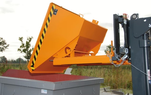Container rabatabil pentru furcile stivuitorului - 0.225 mc - 750kg - BAUER Expo 225