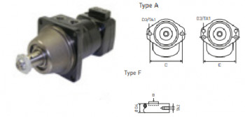 Hidromotor pentru nacele JLG 1532E3,165TA4129