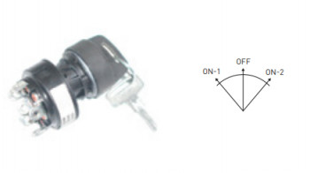 Contact cu 3 pozitii, 6 conexiuni pentru nacele JLG 800S, 1230ES, E300A, E400A