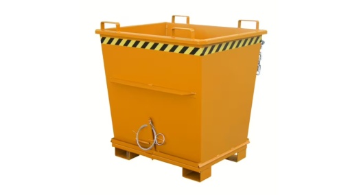 Container cu fund basculabil 1mc -2000 kg Bauer BKB 1000