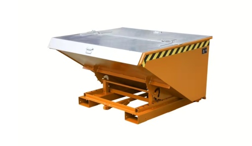 Container cu preluare pe furcile de stivuitor cu basculare automata 1.2mc, 1500kg Bauer 4A 1200
