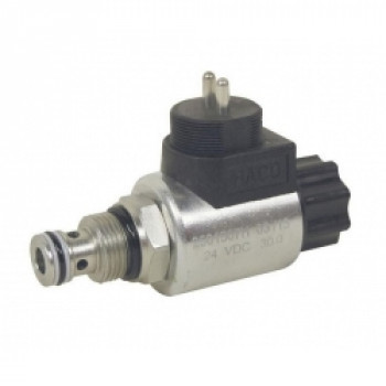 Supapa solenoid cu dubla actiune 24V pentru trape hidraulice MBB Palfinger, Dautel