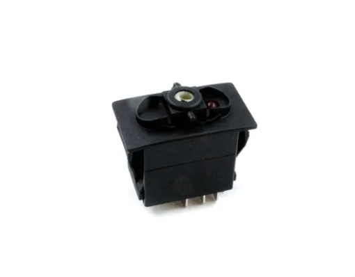 Întrerupător Hazard JCB 701/60005 – 12V, 8 pini, protecție IP66