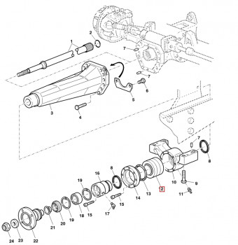 Rulmenti pentru tractor John Deere