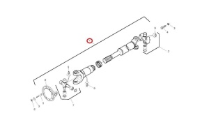 Arbore cardanic transmisie punte Manitou 934723