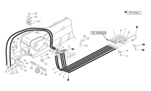 Bolt brat telescopic Manitou 584784 - Img 1