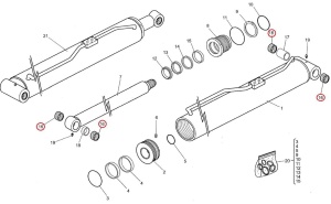 Bucsa brat telescopic Manitou 717244 - Img 2