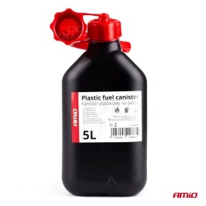 Canistră combustibil plastic 5L AMiO-02887 – Recipient omologat pentru benzină, motorină și uleiuri - Img 4
