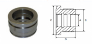 Cap cilindru trapa hidraulica 50/70/70/42 mm pentru camion Bar CARGOLIFT