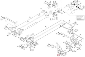 Componenta carucior telescop Manitou 52562480