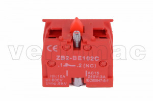 Contact NC - normal closed - ZB2BE102 CB-2102
