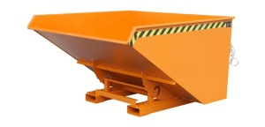 Container basculabil cu preluare pe furci de stivuitor - 2.1 mc - 2.100kg - BAUER Expo 2100 - Img 5