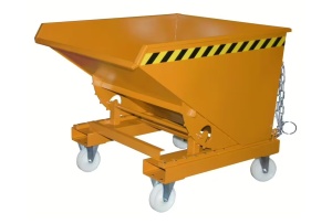 Container rabatabil pentru furcile stivuitorului - 0.225 mc - 750kg - BAUER Expo 225 - Img 2