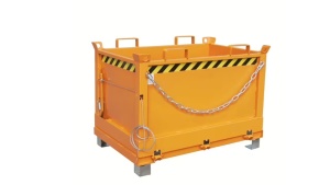 Container stivuibil cu fund basculabil 1500kg 2mc Bauer FB 2000 - Img 5