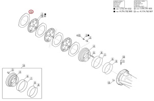 Disc frana punte Manitou 53017592 - Img 3