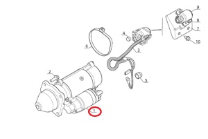Electromotor Manitou 944521 - Img 3