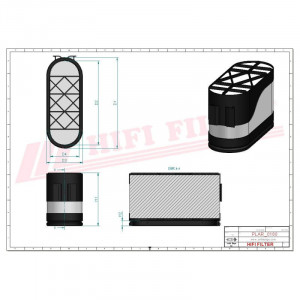 Filtru aer SA16673, SA 16673, Manitou 299936 - Img 2