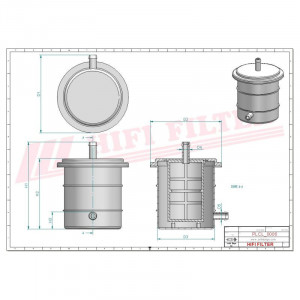 Filtru pentru combustibil SN21601, SN 21601, Manitou 827229 - Img 3
