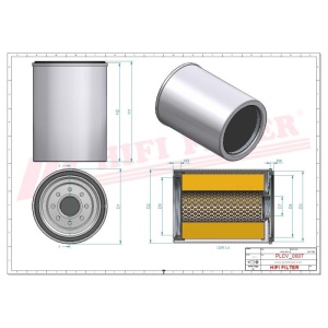 Filtru separator apa combustibil SN70329, SN 70329 John Deere RE539465 - Img 3