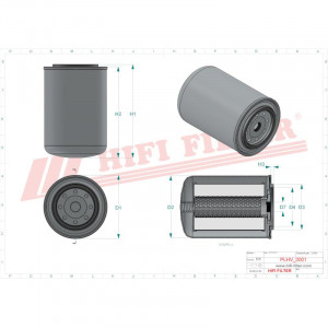 Filtru ulei hidraulic SH 56106 , SH56106 - Img 2