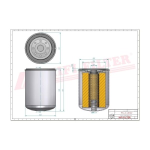 Filtru ulei motor SO 10001, SO10001 compatibil John Deere AM125424 - Img 3
