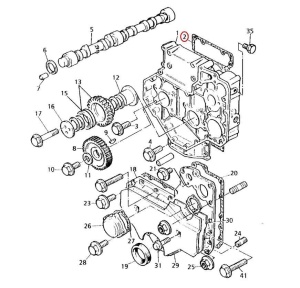 Garnitură capac distribuție Manitou 702812 - Img 2