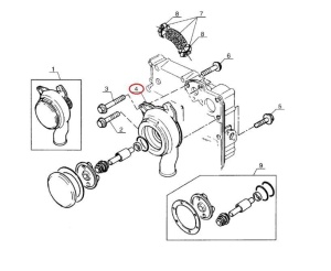 Garnitură pompă de apă Manitou 563295