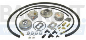 Kit carburator si vaporizator utilizat pe Mitsubishi cu motor 4G15 - 4G33 - 4G41- 4G54 - 4G64 stivuitor LPG
