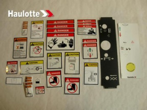 Kit etichete siguranta nacela foarfeca electrica Haulotte Compact