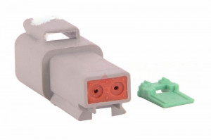Mufă conector seria DT 2 pini, mamă DT04-2P CO-DT02F 119065 - Img 2