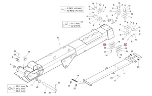 Patina brat telescopic Manitou 500086 - Img 3