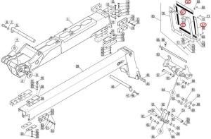 Perie brat telescopic Manitou 268703