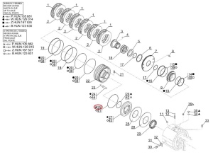 Piston frana punte Manitou 703149 - Img 3