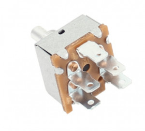 Potentiometru aeroterma regulator rotativ 4 pozitii pentru buldoexcavator JCB 3CX 4CX - Img 2