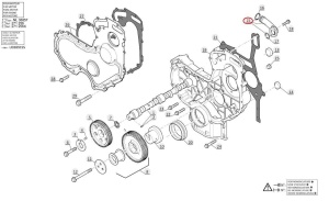 Racord plastic distribuție Manitou 604943 - Img 2
