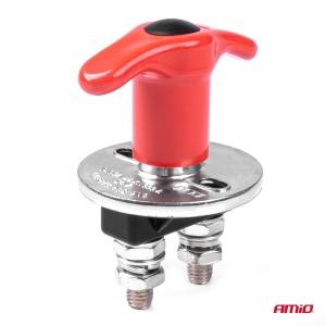 Separator baterie 12V/24V 200A AMiO – Întrerupător principal curent cu protecție electrică și vârf 500A - Img 3