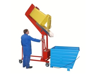Statie varsare pubele 120-240 litri Bauer MKS-230V electrohidraulica - Img 3