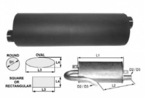 Toba de esapament 710 mm pentru stivuitor Clark