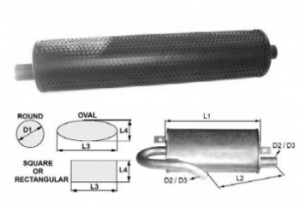 Toba esapament 700 mm pentru stivuitoare Coventry Climax