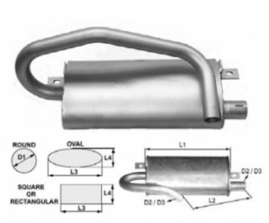 Toba esapament pentru stivuitoare Coventry Climax