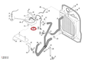 Vas de expansiune lichid răcire Manitou 958789