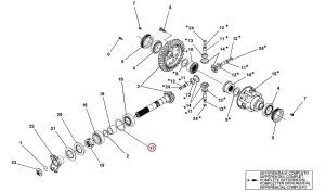 Arbore diferential Manitou 552516