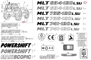 Autocolant identificare Manitou 244645 - Img 3