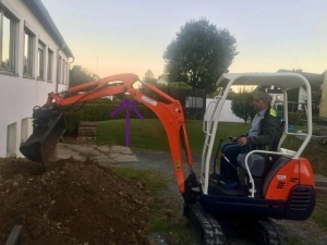 exemplu Bolț braț excavator Kubota KX41-3