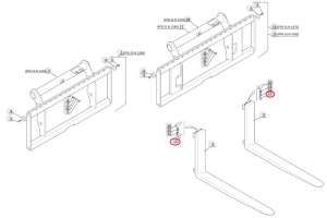 Bolt carucior telescop Manitou 175551 - Img 3